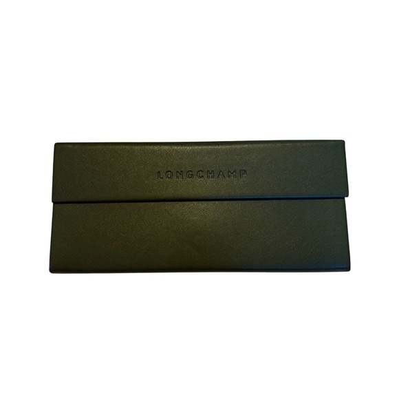 Longchamp Green Folding Hard Sunglasses Glasses Case - Picture 1 of 4